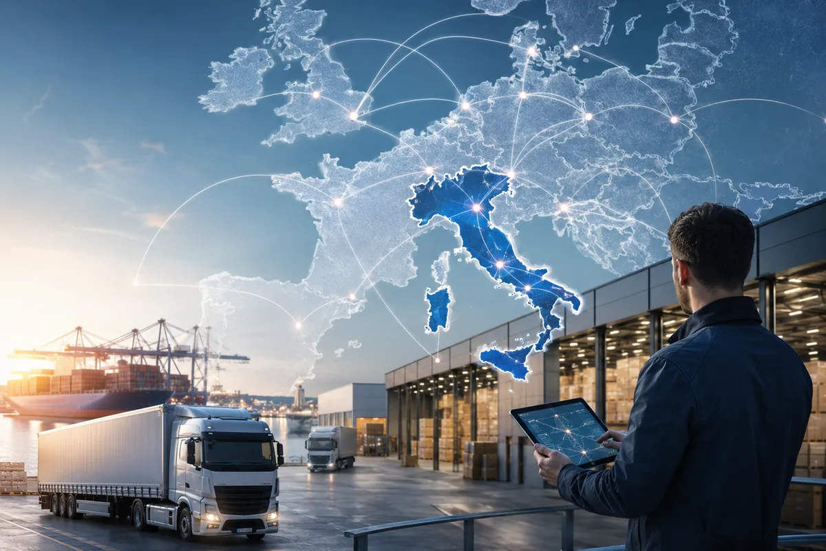 Rete logistica per il ritiro e la vendita di stock in Italia e in Europa